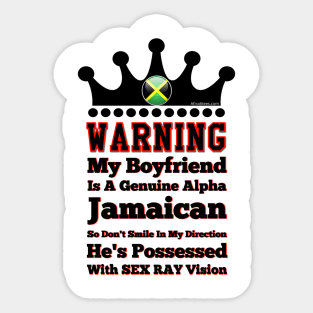My Jamaican Boyfriend Is Possessed Sticker